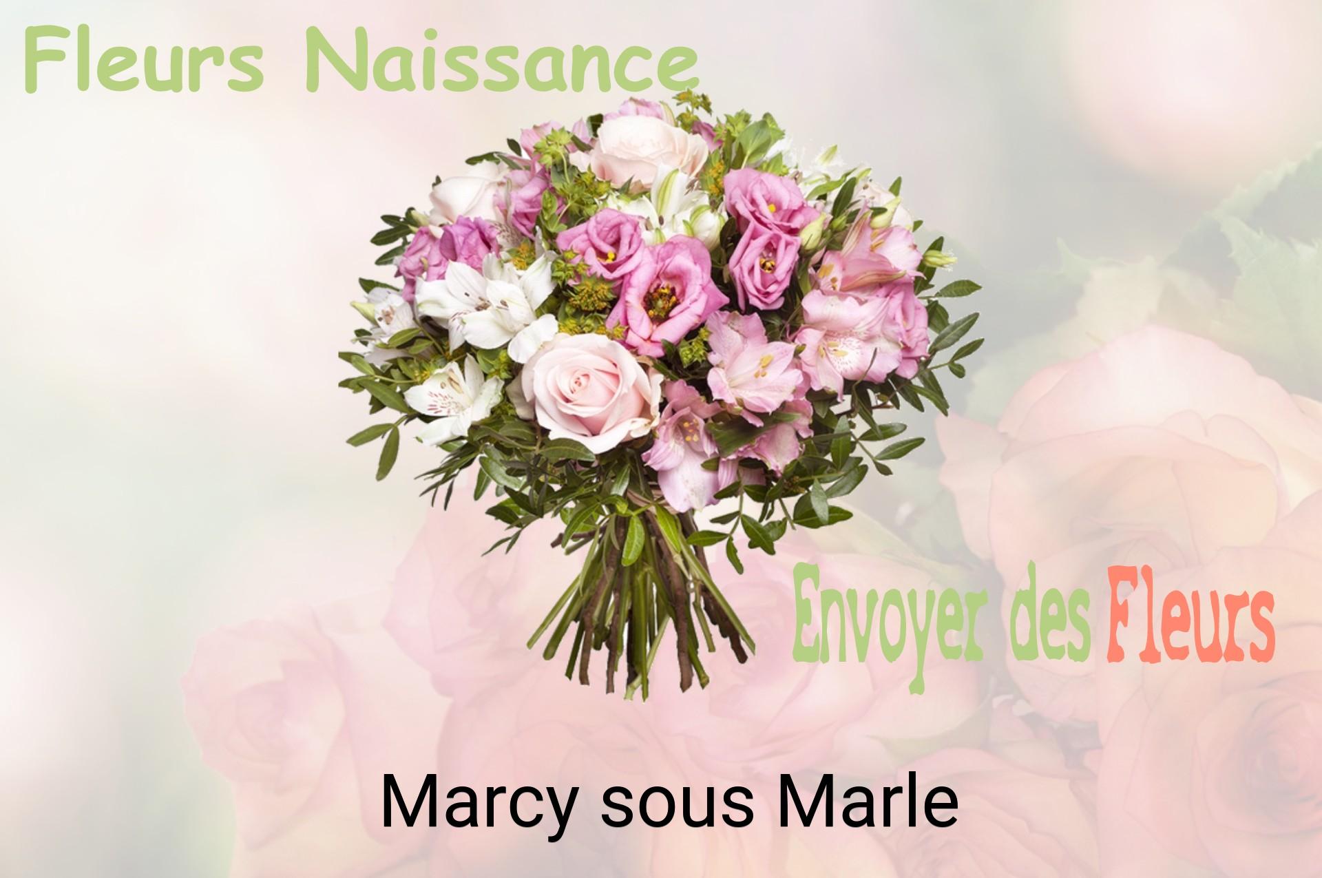 Bouquet de fleurs de naissance livré à Marcy-sous-Marle